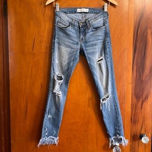 Flying Monkey ripped skinny jeans, size 25